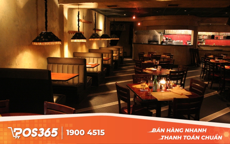 Phong cách thiết kế nhà hàng tối giản