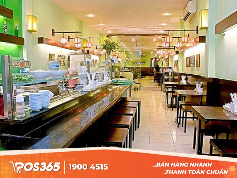 Thiết kế bếp quán phở