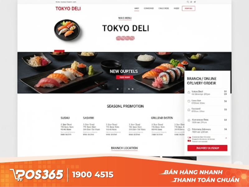  Giao diện Tokyo Deli – Phong cách Nhật chuyên nghiệp