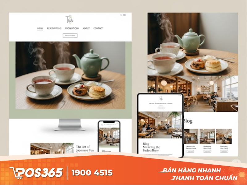  Theme Tea House – Thiết kế tinh tế cho ngành F&B