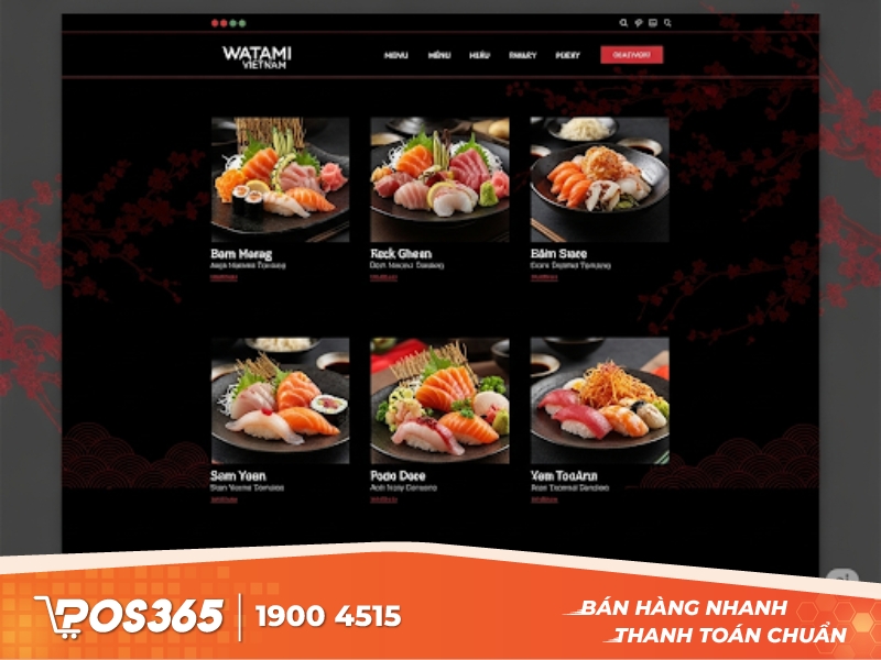 Thiết kế Watami Việt Nam – Layout độc đáo cho ẩm thực Nhật