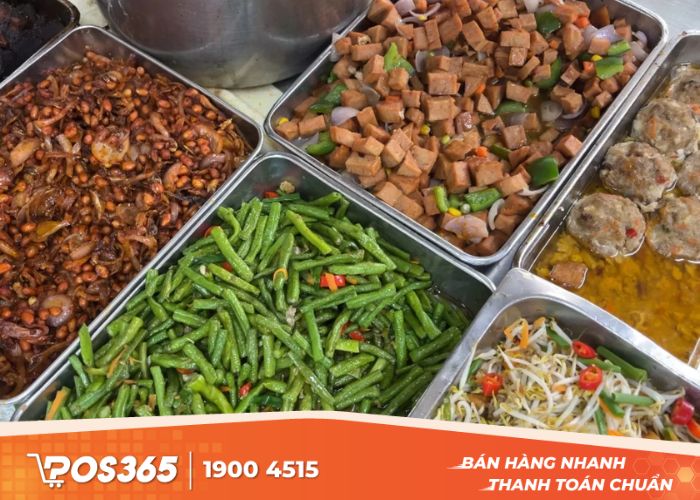 Mức giá của menu đồ ăn tương đương với thị trường