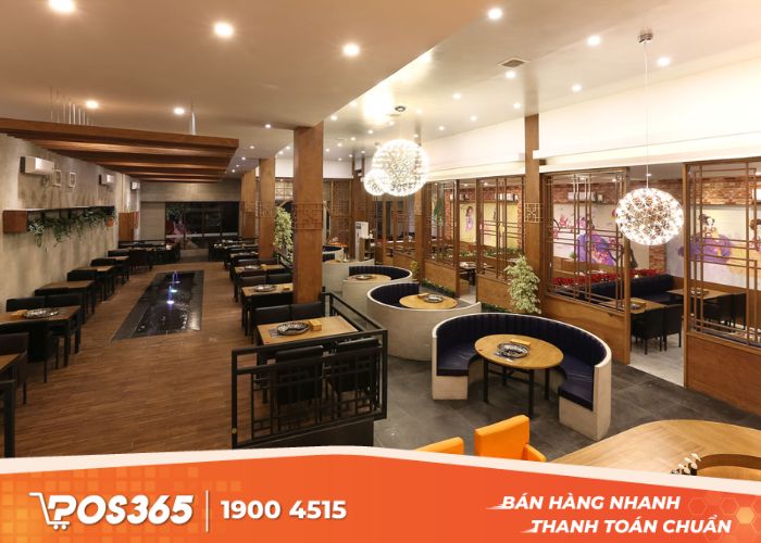 Đơn giản hóa các chi tiết trang trí nhà hàng
