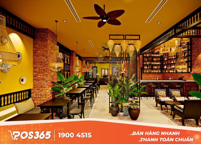 Trang trí nhà hàng theo phong cách đồng quê