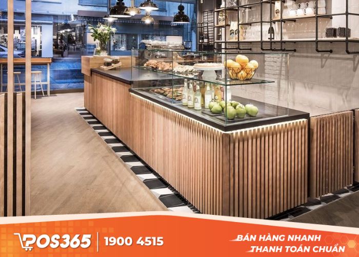 Mẫu quầy thu ngân nhà hàng, quán ăn