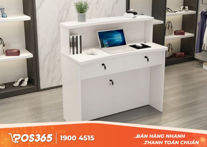 Mẫu quầy tính tiền mini phù hợp với không gian nhỏ