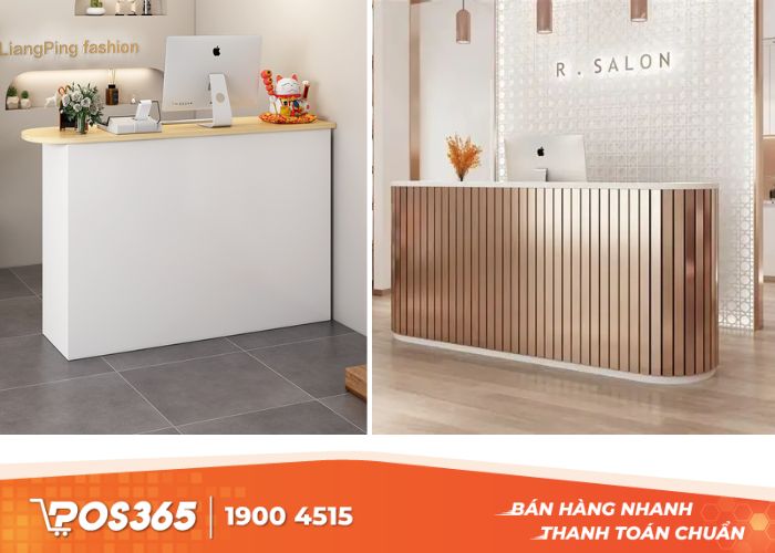 Quầy tính tiền thu ngân cửa hàng quần áo