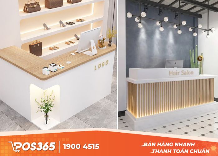 Mẫu quầy thu ngân hiện đại