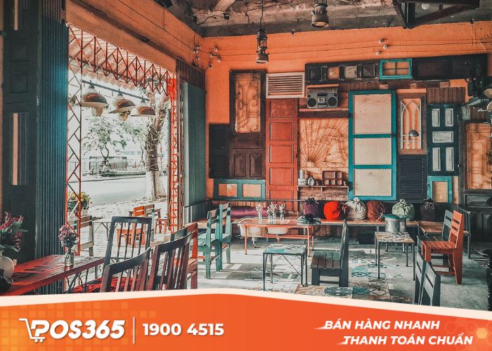 Background quán phong cách cổ điển