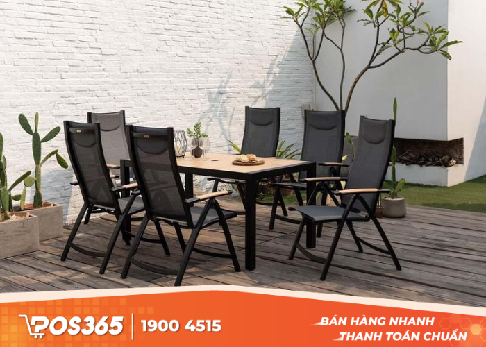 Bàn ghế cafe phong cách bình dân