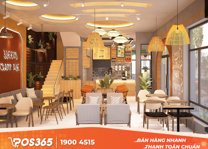 Bàn ghế quán cafe theo phong cách cao cấp