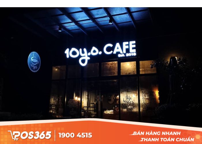 Bảng hiệu cafe đèn LED thu hút