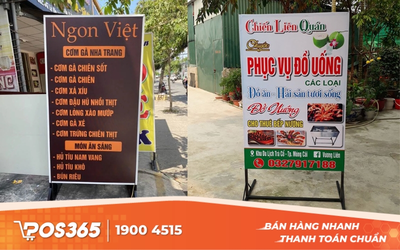 Bảng hiệu inox sáng bóng