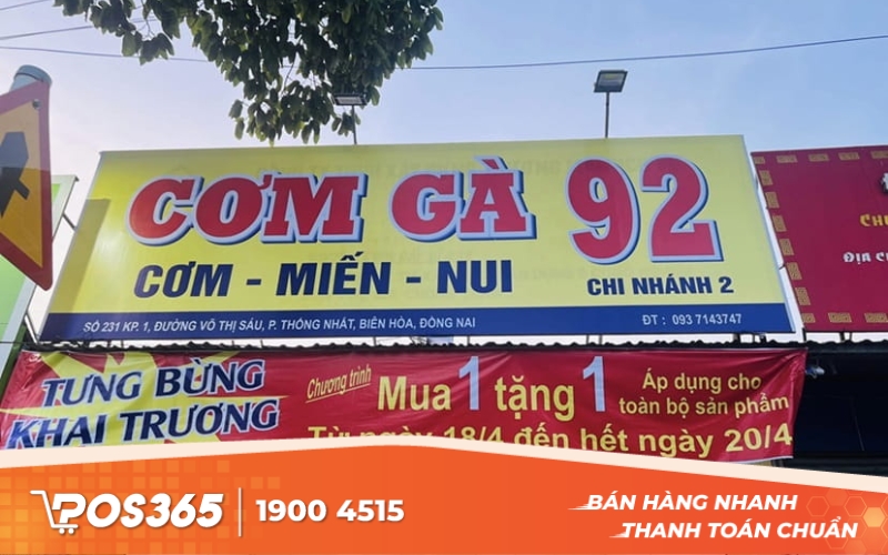 Kích thước bảng hiệu