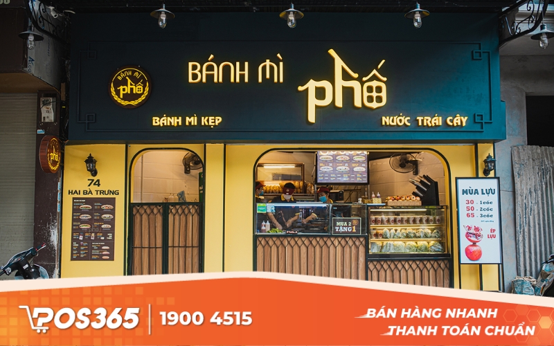 Mẫu bảng hiệu tối giản