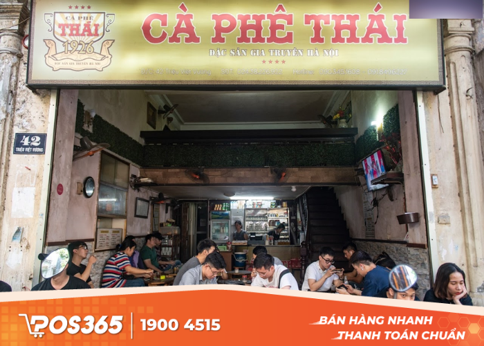 Mô hình quán cafe vỉa hè