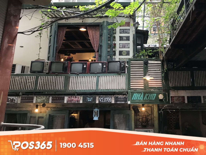 Quán cafe cổ xưa - Cà phê Nhà Kho