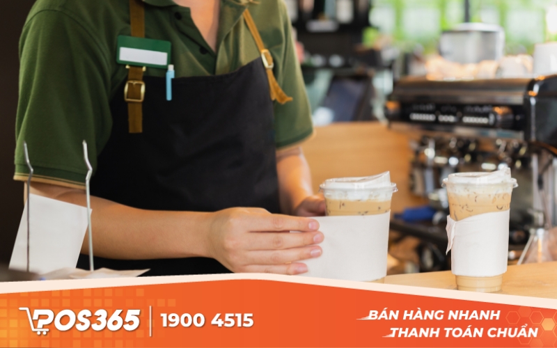 Chi phí mở cafe take away đường phố