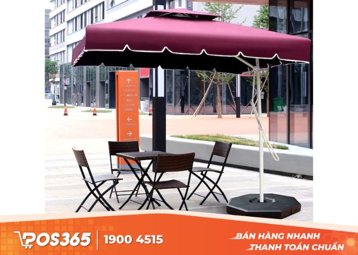 Dù che nắng lệch tâm vuông