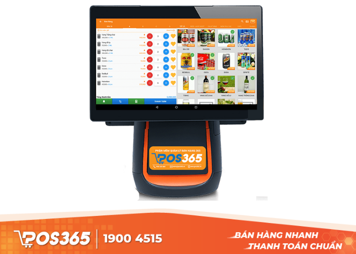 Máy tính tiền POS365 Sunmi T2 (1 màn hình)