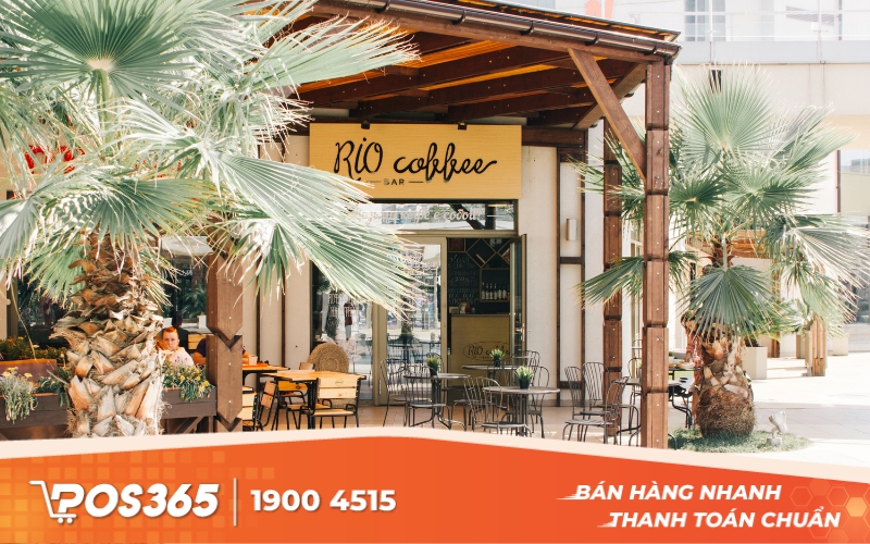  Mô hình quán cafe ngoài trời “thiên đường nhiệt đới”