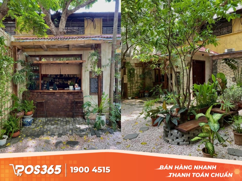 Mô hình cafe sân vườn phong cách Nhật Bản