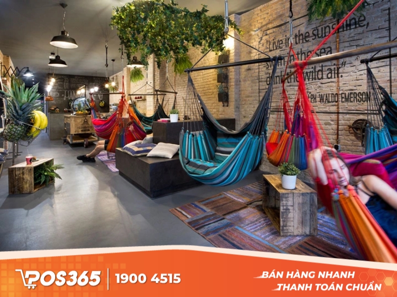 Mô hình kinh doanh cafe võng