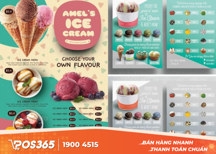 Thiết kế menu hấp dẫn