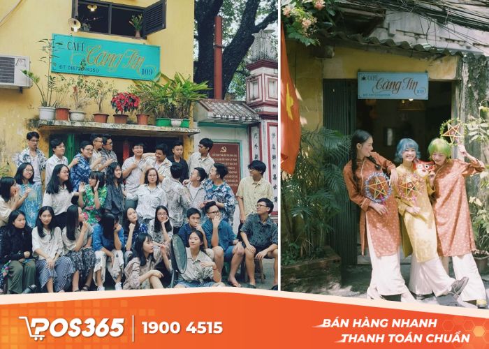 Quán cafe Căng tin 109 rất được các bạn học sinh yêu thích