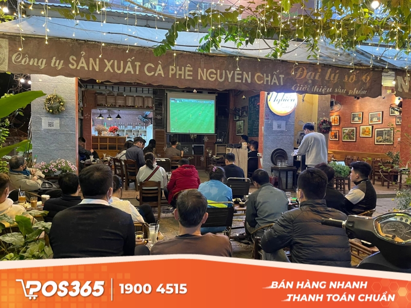 Nghiền Café - Quán cafe bóng đá Hà Nội cực hot