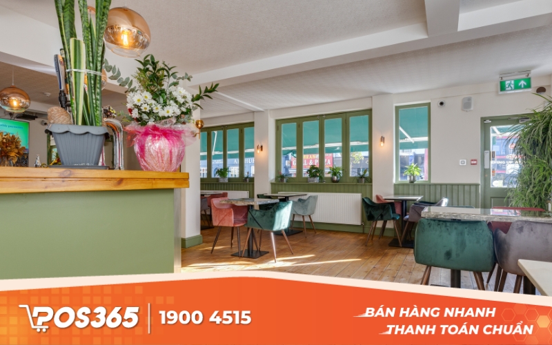 Mẫu nhà 2 tầng kết hợp kinh doanh cafe sân vườn