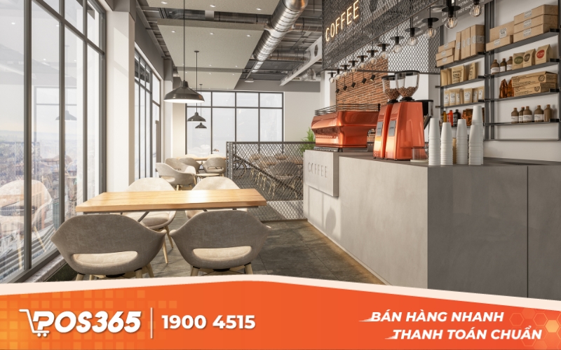 Thiết kế quán cafe nhỏ đẹp kết hợp nhà ở