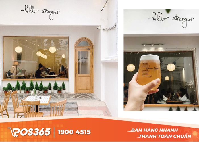 Quán cafe mang phong cách Hàn Quốc - Hello Stranger