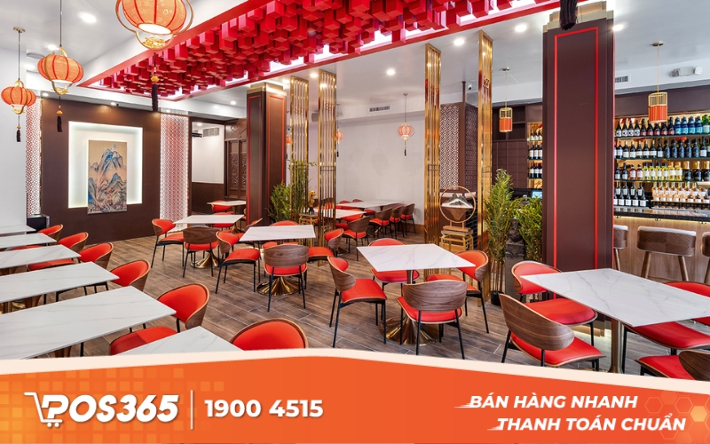 Mẫu thiết kế nhà hàng phong cách Trung Hoa 5
