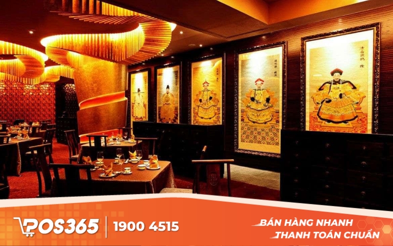 Mẫu thiết kế nhà hàng phong cách Trung Hoa 6