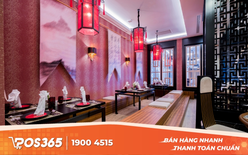 Phong cách thiết kế nhà hàng Trung Hoa truyền thống
