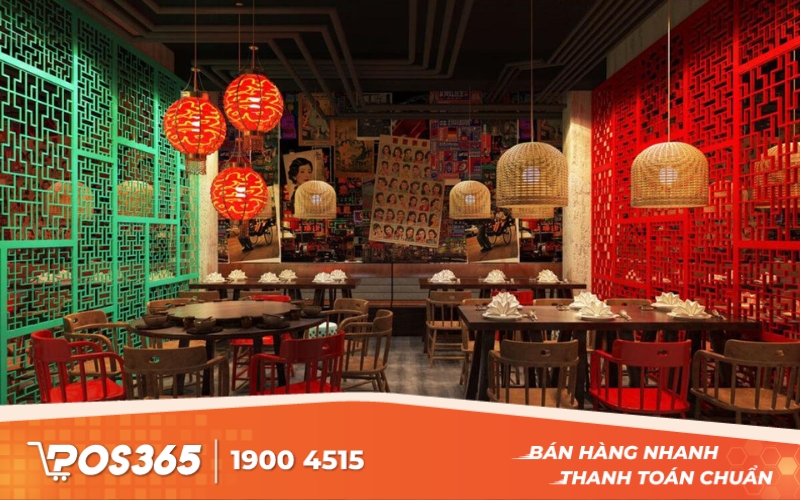 Phong cách Trung Hoa kết hợp thiên nhiên