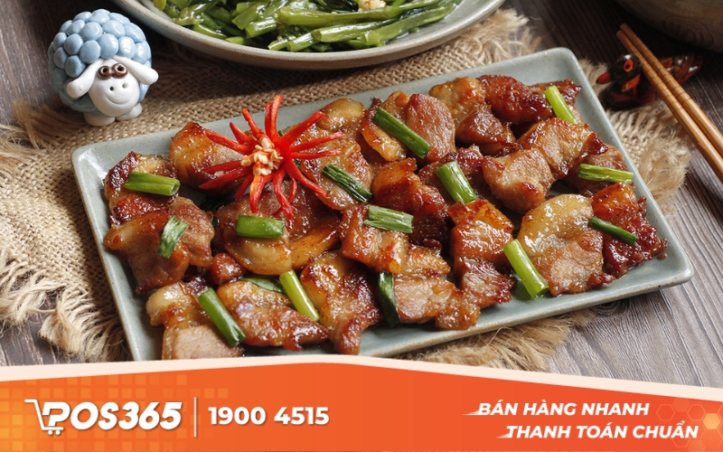 Thịt rang, món ăn đơn giản cho thực đơn văn phòng