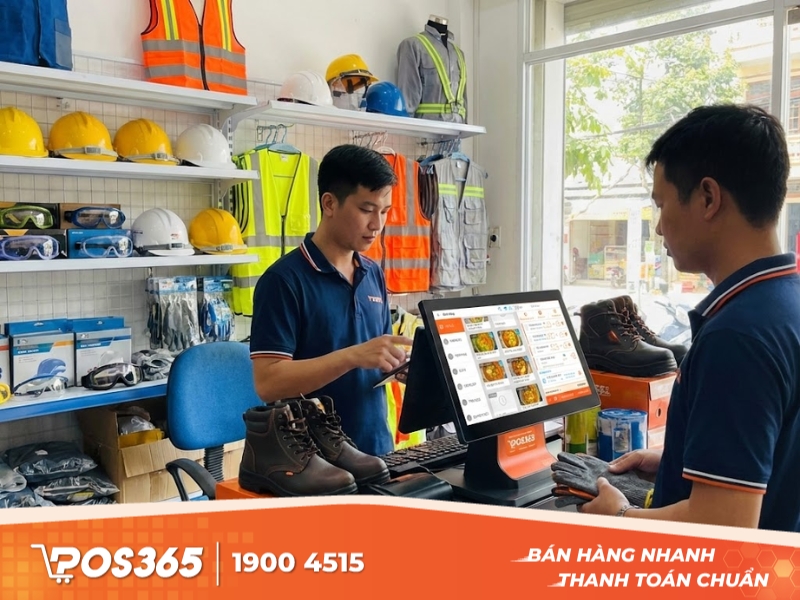 Ứng dụng phần mềm POS365 trong quản lý cửa hàng bán đồ bảo hộ lao động