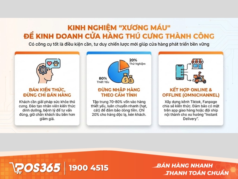 Kinh nghiệm xương máu để kinh doanh cửa hàng thú cưng thành công