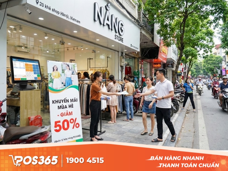Marketing cho shop quần áo offline
