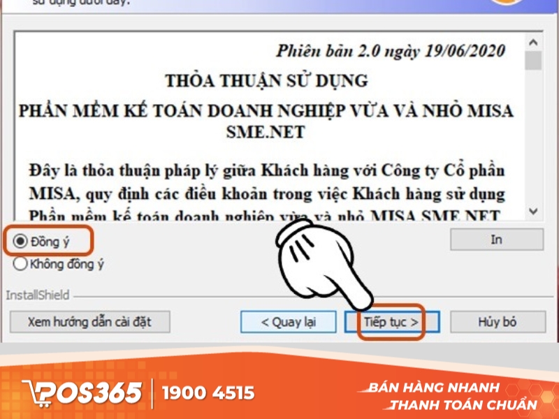 Đồng ý điều khoản