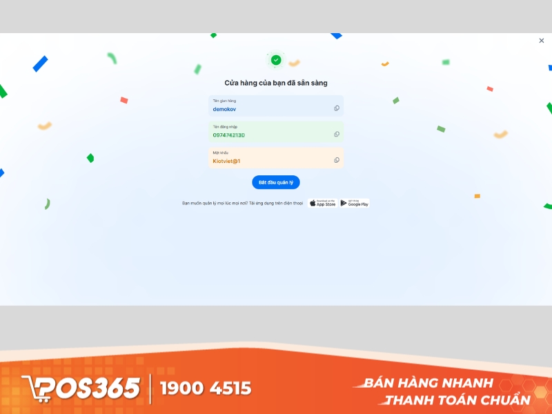 Hoàn tất và sử dụng