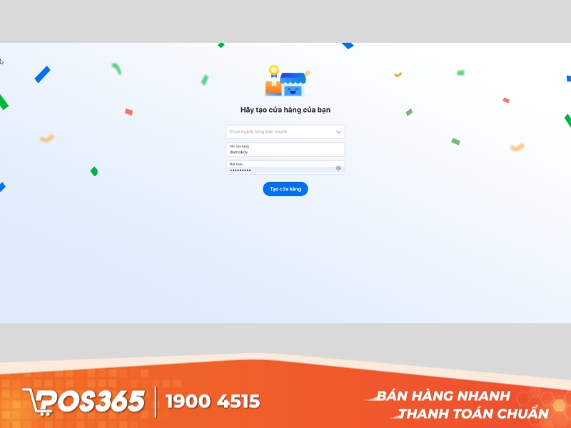 Thiết lập thông tin cửa hàng