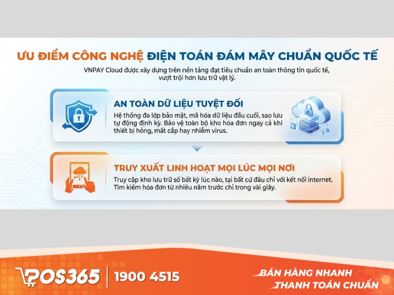 Ưu điểm của công nghệ điện toán đám mây chuẩn quốc tế