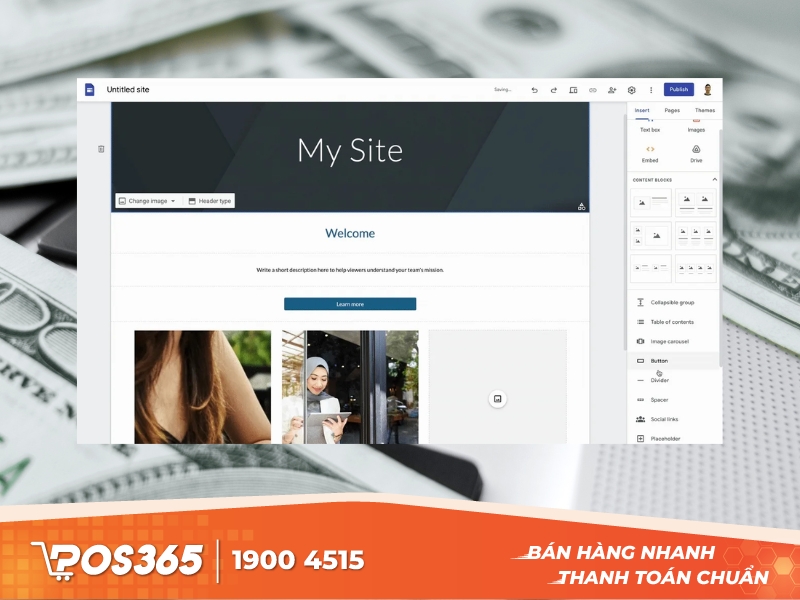 Google Sites - Nền tảng tạo website bán hàng miễn phí