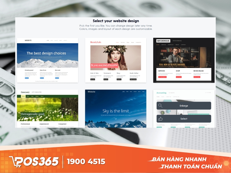 Mozello - Công cụ thiết kế trang web bán hàng miễn phí