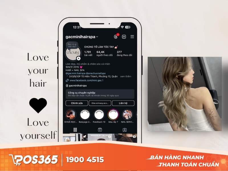 Gác Mini Hair Spa - Tiệm làm tóc đẹp tại TPHCM