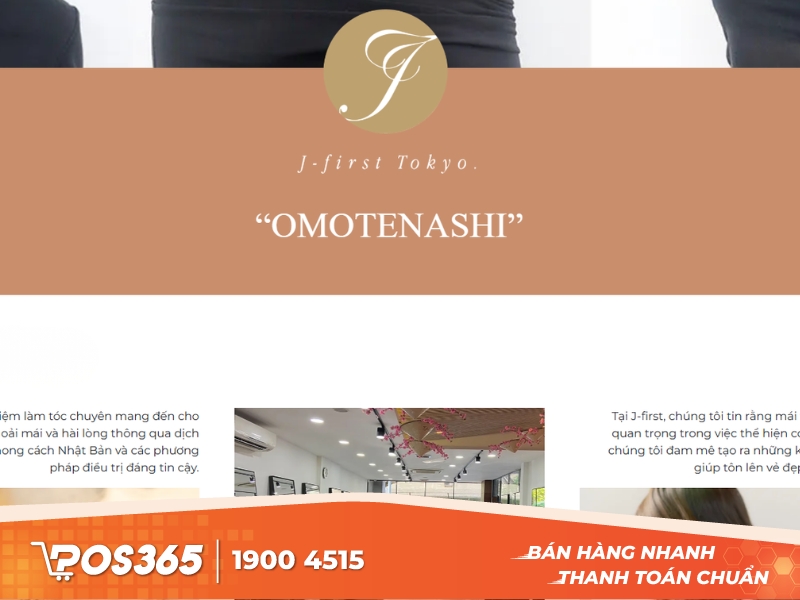 J-First Tokyo - Salon tóc Nhật Bản tại Sài Gòn