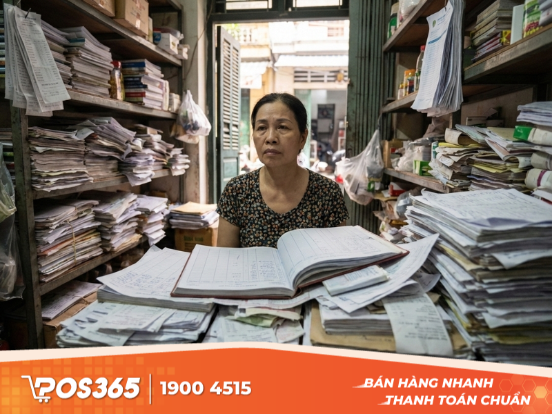 Hộ kinh doanh gặp nhiều khó khăn với sổ sách truyền thống